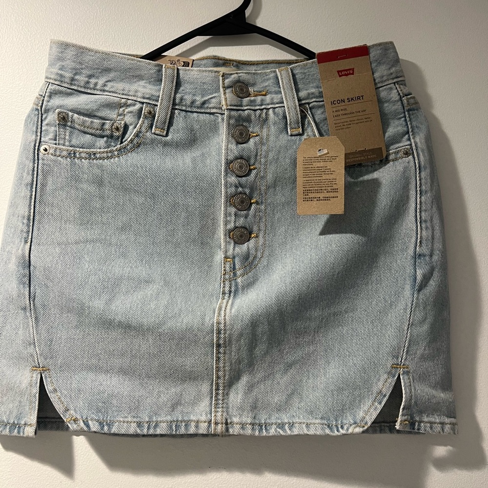 Levi's Classic Blue Denim Skirt